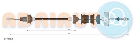 Citroen Koppelingkabel 070162