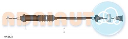 Citroen Koppelingkabel 070173
