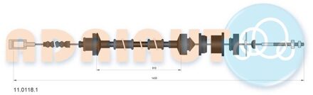 Citroen Koppelingkabel 1101181
