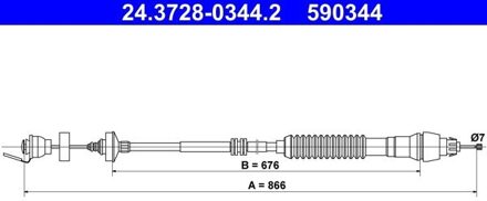 Citroen Koppelingskabel 24372803442