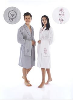 Citroen Lente Geborduurde Familie Badjas Set - Вышитый Семейный Халат Citroen Lente