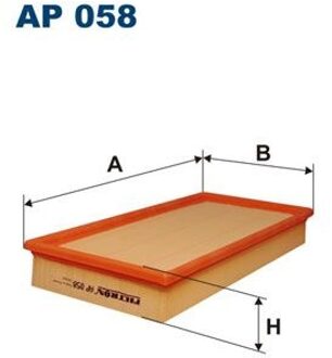 Citroen Luchtfilter AP058