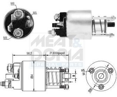 Citroen Magneetschakelaar, startmotor 46281