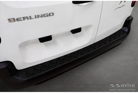 Citroen Matzwart Aluminium Bumper beschermer passend voor Citroën Berlingo (Multispace) & Peugeot Par AV240206
