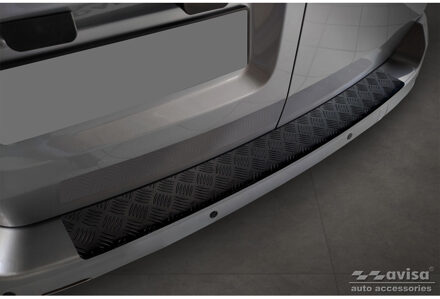 Citroen Matzwart Aluminium Bumper beschermer passend voor Citroën Space Tourer & Jumpy 2016- / Peugeo AV240223