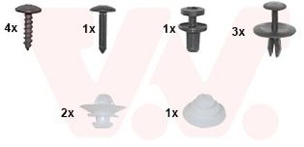 Citroen Montageset, achterscherm 0969796