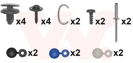 Citroen Montageset, bumper 0929794