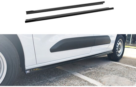 Citroen Motordrome Set sideskirts passend voor Citroën Berlingo 2018-2023 & Facelift 2023- / Opel Combo 2 DXSCI03