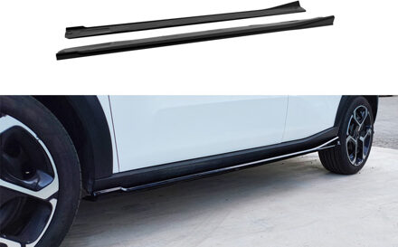 Citroen Motordrome Set sideskirts passend voor Citroën C3 IV 2024- (ABS Glanzend zwart) DXSCI04