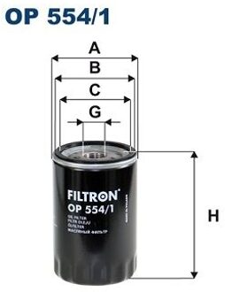 Citroen Oliefilter OP5541