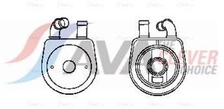Citroen Oliekoeler, automatische transmissie CN3284