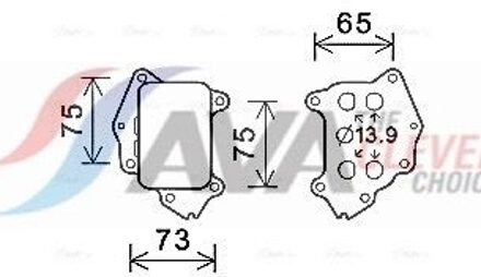 Citroen Oliekoeler, motorolie CN3309