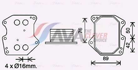 Citroen Oliekoeler, motorolie PE3400