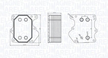 Citroen Oliekoeler, motorolie RO0005