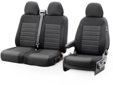Citroen Original Design Stoffen Stoelhoezenset 2+1 passend voor Citroën Berlingo/Peugeot Partner 2008-2012 OT33030OD