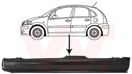 Citroen Plaat instaprand 0925103