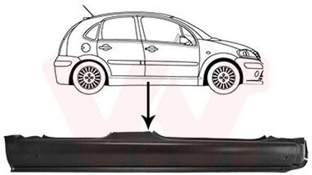 Citroen Plaat instaprand 0925104