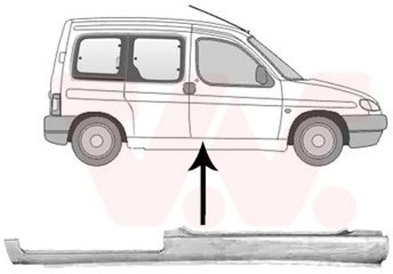 Citroen Plaatwerkdeel Dorpel