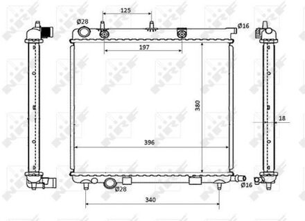 Citroen Radiateur 53863