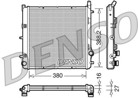 Citroen Radiateur DRM21005