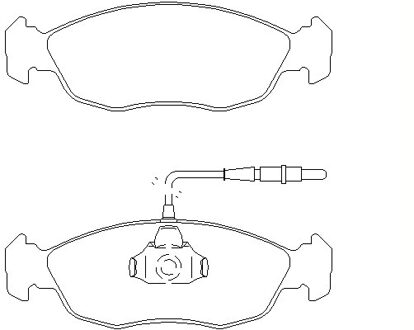 Citroen Remblokken set 2143001