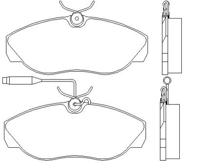 Citroen Remblokken set 2179701