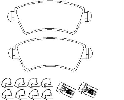 Citroen Remblokken set 2333201