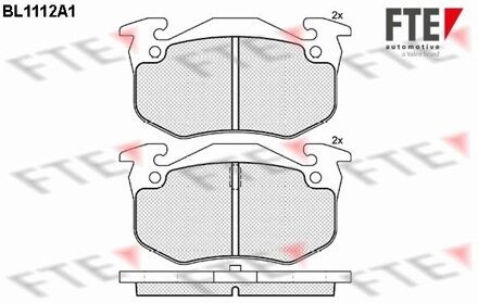 Citroen Remblokken set BL1112A1