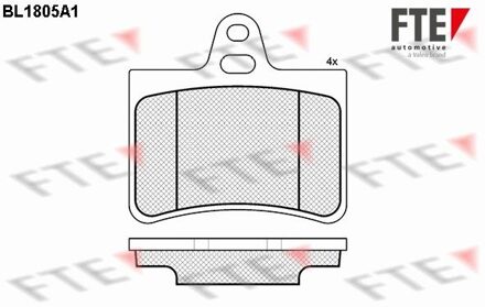 Citroen Remblokken set BL1805A1