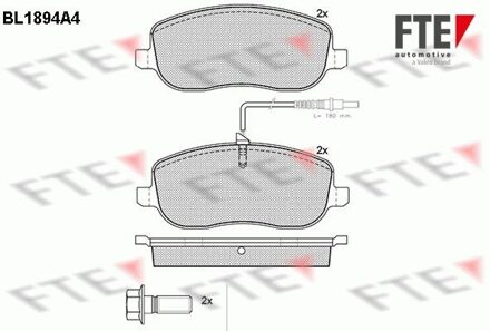 Citroen Remblokken set BL1894A4