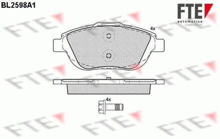 Citroen Remblokken set BL2598A1