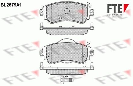Citroen Remblokken set BL2679A1