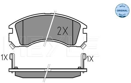 Citroen Remblokkenset, schijfrem 0252136315W