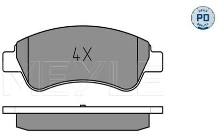 Citroen Remblokkenset, schijfrem 0252359919PD