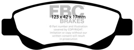 Citroen Remblokkenset, schijfrem DP1597