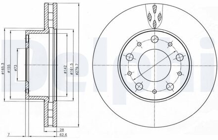 Citroen Remschijf BG4059