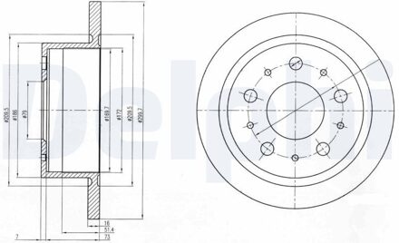 Citroen Remschijf BG4062