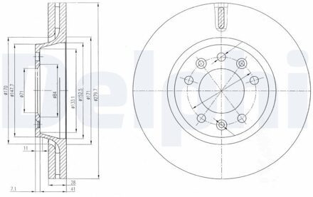 Citroen Remschijf BG4084