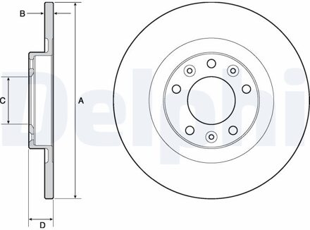 Citroen Remschijf BG4662C