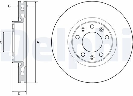 Citroen Remschijf BG4669C