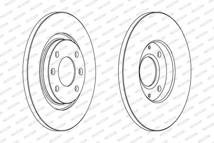 Citroen Remschijf DDF1000C