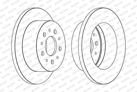 Citroen Remschijf DDF1653C