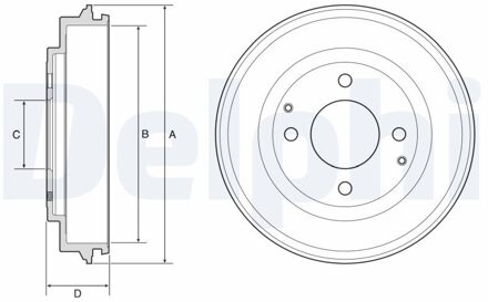 Citroen Remtrommel BF632