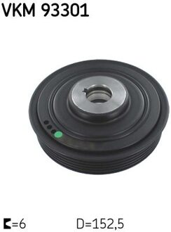 Citroen Riemschijf, krukas