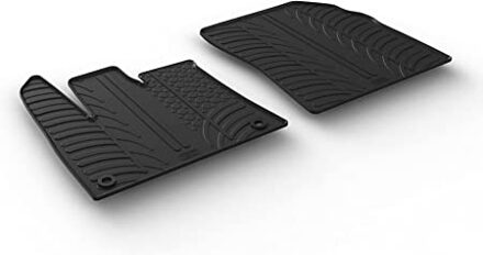 Citroen Rubbermatten passend voor Citroën Berlingo / Opel Combo E / Peugeot Partner Cargo 9/2019- (T Profil 2-delig + ovale montageclips)