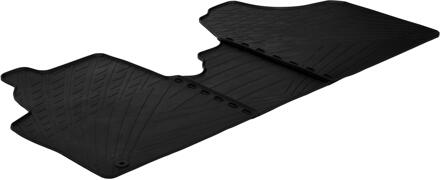 Citroen Rubbermatten passend voor Citroen Jumpy / Peugeot Expert / Fiat Scudo 2007-2016 (TK profiel 3-delig + montageclips)