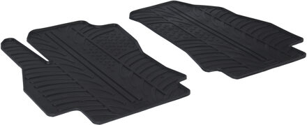 Citroen Rubbermatten passend voor Citroen Nemo / Peugeot Bipper / Fiat Fiorino 2008- (TK profiel 2-delig)