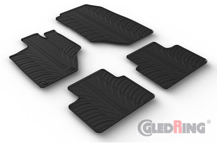 Citroen Rubbermatten passend voor Opel Grandland MHEV 2024- (T profiel 4-delig + montageclips) GL0104