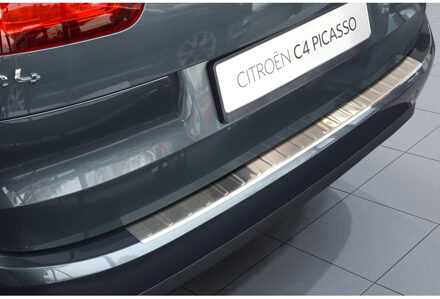 Citroen RVS Achterbumperprotector passend voor Citroën C4 Picasso 2013- 'Ribs'