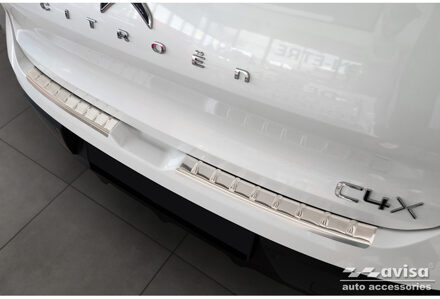 Citroen RVS Bumper beschermer passend voor Citroën C4 X 2023- 'Ribs' (2-delig) AV235939